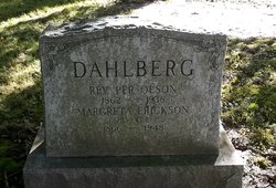 Margreta <I>Erickson</I> Dahlberg 