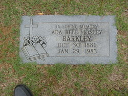 Ada Bell <I>Mosley</I> Barkley 