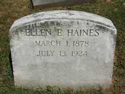 Ellen Elizabeth “Betty” <I>Reeves</I> Haines 