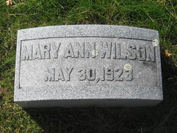 Mary Ann <I>Thomas</I> Wilson 