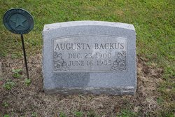 Augusta <I>Hemming</I> Backus 