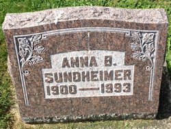 Anna Belle <I>Miller</I> Sundheimer 