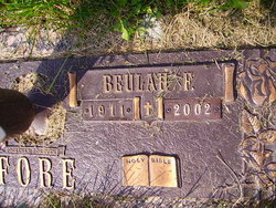 Beulah F <I>Brown</I> Fore 