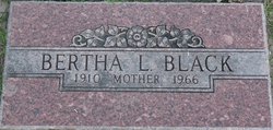 Bertha Lucinda <I>Speer</I> Black 