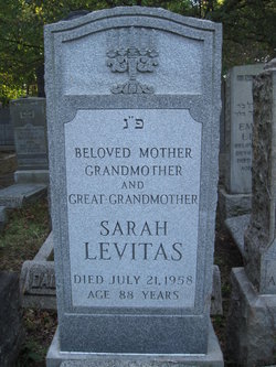 Sarah <I>Rabinowitz</I> Levitas 