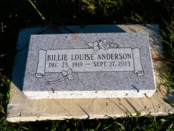 Billie Louise <I>Hudnall</I> Anderson 
