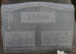 Juliette Marie <I>Babin</I> Babin 