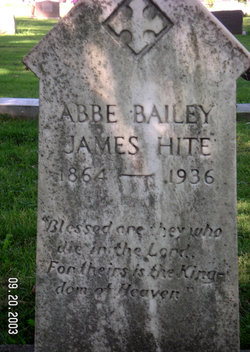 Abbe Bailey <I>James</I> Hite 