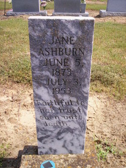 Mary Jane <I>Blackstone</I> Ashburn 