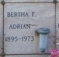 Bertha Fredericka Adrian 