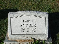 Clair Harry “Boobie” Snyder 