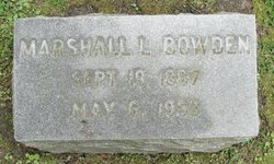 Marshall Livingston Bowden 