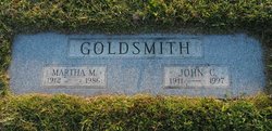 Martha M. <I>CHAPMAN</I> Goldsmith 