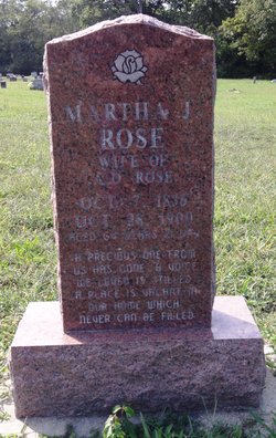 Martha Jane <I>Waterfield</I> Rose 