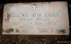 Sgt Walter H. B. Allen Jr.