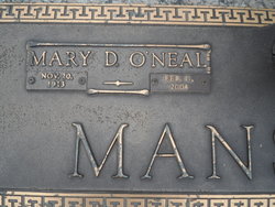Mary Daisy <I>O'Neal</I> Mansfield 