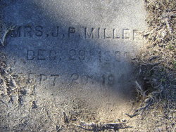 Mrs J. P. Miller 