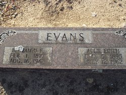 Allie Edith <I>Searl</I> Evans 