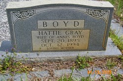 Hattie Gertrude <I>Gray</I> Boyd 