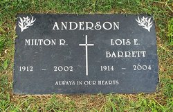 Lois Edith <I>Barrett</I> Anderson 