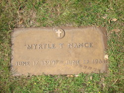 Myrtle T <I>Strockey</I> Nance 