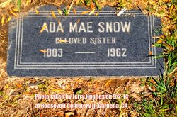 Ada Mae <I>Salter</I> Snow 