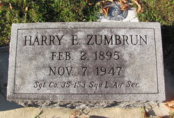 Harry Edward Zumbrun 