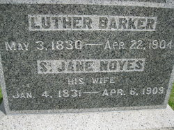 Sarah Jane <I>Noyes</I> Barker 