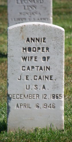 Annie Corinne <I>Hooper</I> Caine 