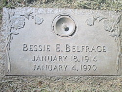 Mrs Betsy Eldora “Bessie” <I>Reichelt</I> Belfrage 