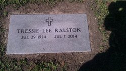 Tressie Lee <I>Cornelius</I> Ralston 