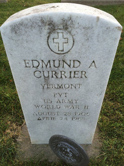 Dr Edmund A “Ed” Currier 
