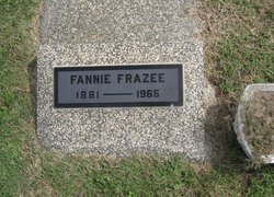Fannie Mae <I>O'Neal</I> Frazee 