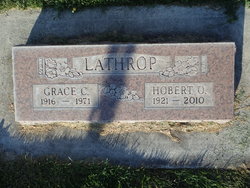 Grace Charlotte <I>Blankenship</I> Lathrop 