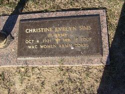 Christine Evelyn Sims 