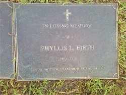 Phyllis Letitia <I>Capel</I> Firth 
