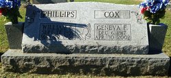 Geneva Frances <I>Phillips</I> Cox 