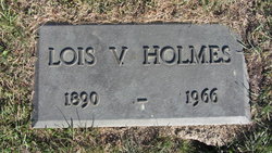 Lois Velma <I>Plummer</I> Holmes 