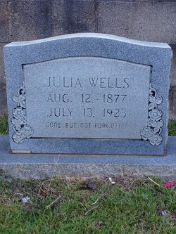 Juliana Lee “Julia” <I>Crawford</I> Wells 