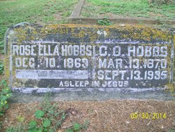 Rose Ella Elizabeth <I>Robbs</I> Hobbs 