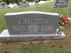 Letha Lela <I>McMahan</I> Buchanan 