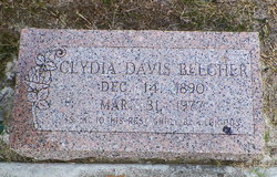 Clydia Emma <I>Davis</I> Belcher 