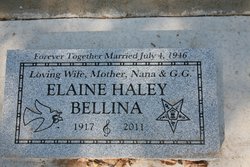 Elaine E <I>Haley</I> Bellina 
