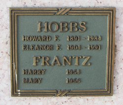 Eleanor E <I>Frantz</I> Hobbs 