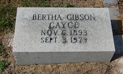 Bertha Gibson “Bess” Cayce 