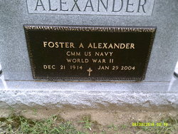 Foster A Alexander 