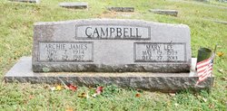 Mary Lee <I>Lewis</I> Campbell 