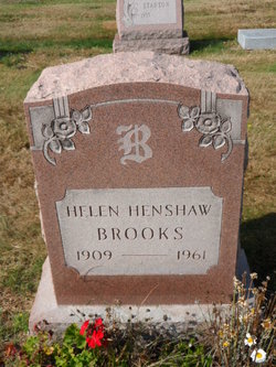 Helen <I>Henshaw</I> Brooks 