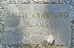 Sallie Crawford Adams 