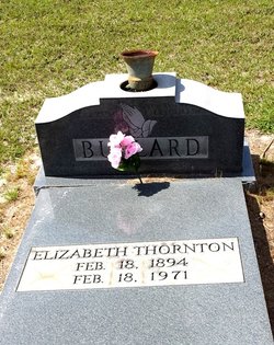 Elizabeth “Lizzie” <I>Thornton</I> Bullard 